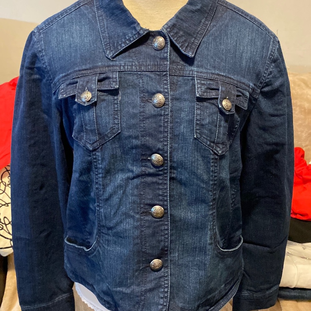 Sold! Denim Jacket with Silver buttons